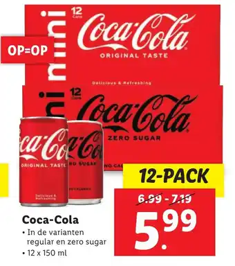 Lidl Coca-Cola aanbieding