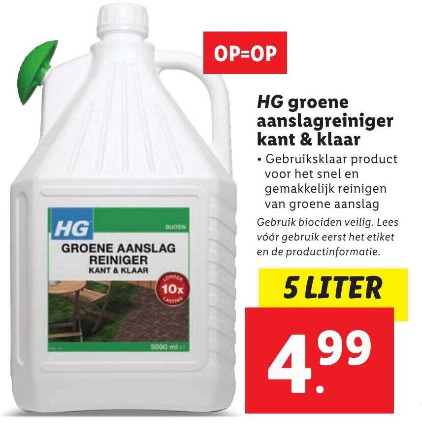 groene aanslag verwijderen lidl