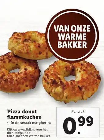 Lidl Pizza donut flammkuchen aanbieding