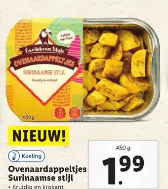 Lidl Ovenaardappeltjes Surinaamse stijl aanbieding