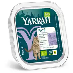 Pets Place Yarrah Bio Kat Alu Pate Kip - Kattenvoer - 100 g aanbieding