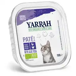 Pets Place Yarrah Bio Kat Alu Pate Kip - Kattenvoer - 100 g aanbieding