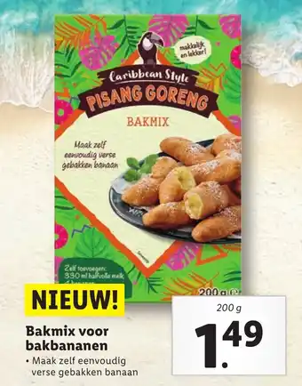 Lidl Bakmix voor bakbananen aanbieding