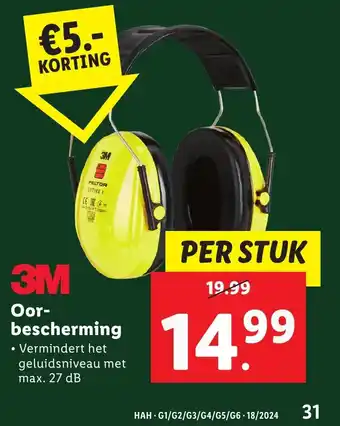 Lidl Oorbescherming aanbieding