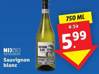 Lidl Sauvignon blanc aanbieding