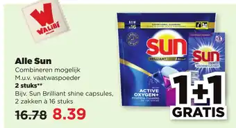 PLUS Sun Brilliant shine capsules aanbieding