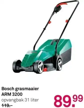 Karwei Bosch grasmaaier ARM 3200 aanbieding