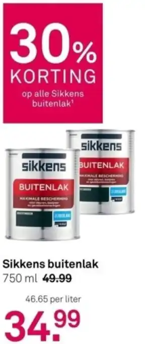 Karwei Sikkens buitenlak 750ml aanbieding