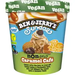 Jumbo Ben & Jerry's Non-Dairy Sundae Caramel Cafe met Havermelk 427ml aanbieding