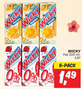 Dekamarkt WICKY 200ml aanbieding