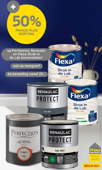 Praxis op Perfection, Renaulac en Flexa Strak in de Lak binnenlakken aanbieding