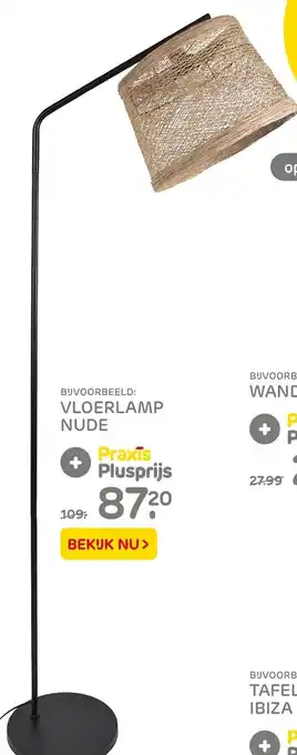 Praxis Vloerlamp nude aanbieding