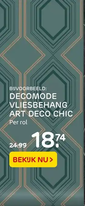 Praxis Decomode vliesbehang art deco chic aanbieding