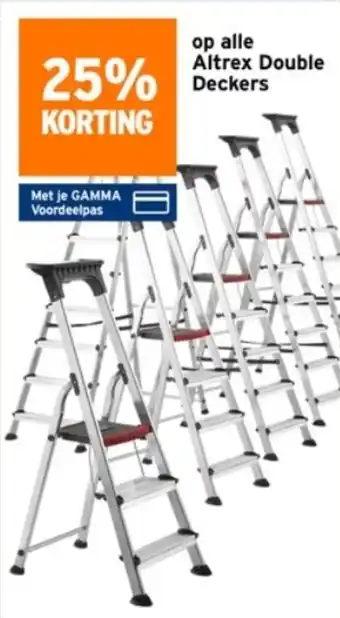 GAMMA op alle Altrex Double Deckers aanbieding