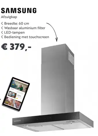 Superkeukens Samsung Afzuigkap 60cm aanbieding