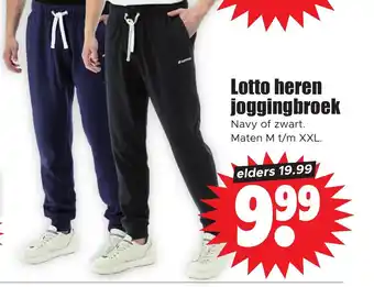 Dirk Lotto heren joggingbroek aanbieding