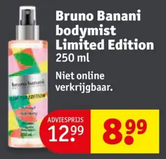 Kruidvat Bruno Banani bodymist Limited Edition 250 mL aanbieding