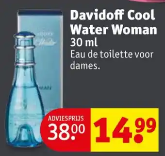 Kruidvat Davidoff Cool Water Woman 30mL aanbieding