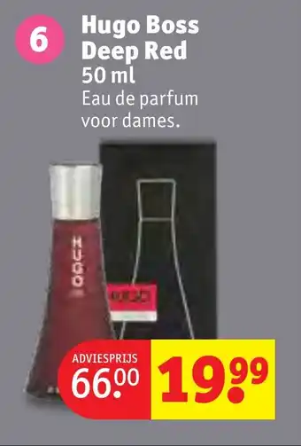 Kruidvat Hugo Boss Deep Red 50mL aanbieding