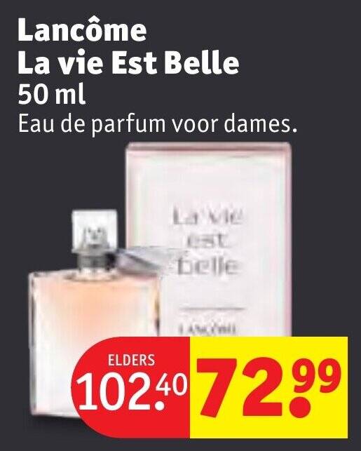 Lancôme La vie Est Belle 50 mL aanbieding bij Kruidvat