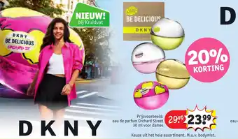 Kruidvat DKNY BE DELICIOUS aanbieding