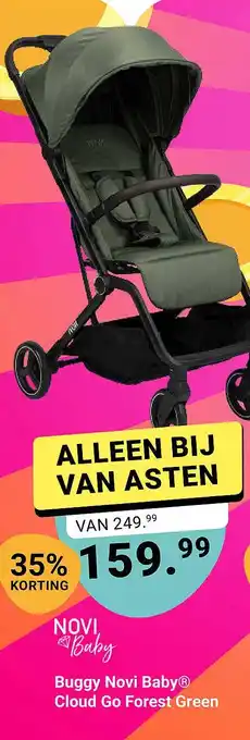 Van Asten BabySuperstore Buggy Novi BabyⓇ Cloud Go Forest Green aanbieding