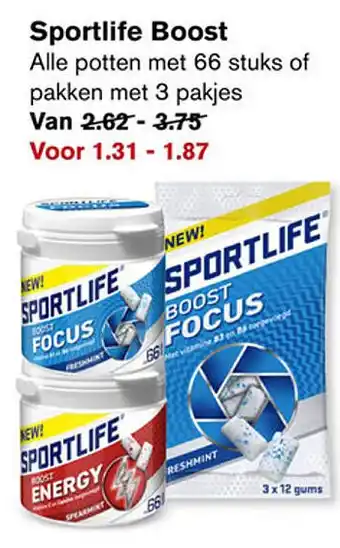 Hoogvliet Sportlife Boost aanbieding