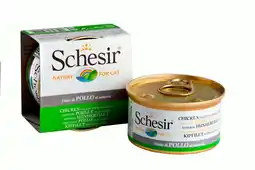 Pets Place Schesir Kat Blik Gekookte Kip - Kattenvoer - Kipfilet Gekookt 85 g aanbieding
