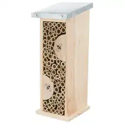 Pets Place Trixie Bijenhotel - Nestkast - 11x14x30 cm Houtkleur aanbieding