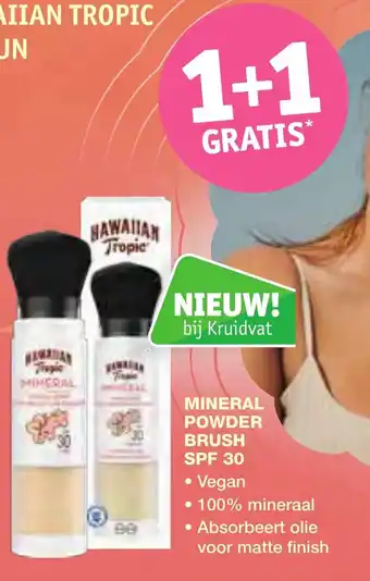 Kruidvat MINERAL POWDER BRUSH SPF 30 aanbieding