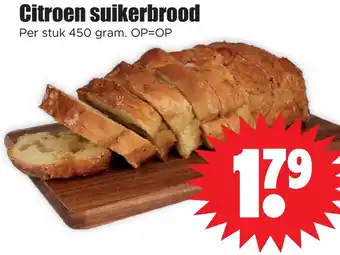 Dirk Citroen suikerbrood aanbieding