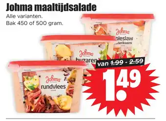 Dirk Johma maaltijdsalade aanbieding