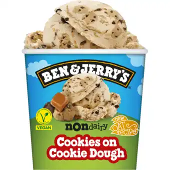 Jumbo Ben & Jerry's Non-Dairy Cookies on Cookie Dough met Havermelk 465ML aanbieding