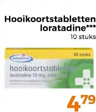 Trekpleister Hooikoortstabletten loratadine aanbieding