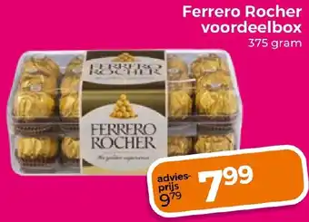 Trekpleister Ferrero Rocher voordeelbox 375g aanbieding