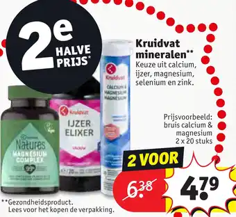 Kruidvat mineralen aanbieding