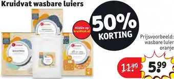 Kruidvat wasbare luiers aanbieding