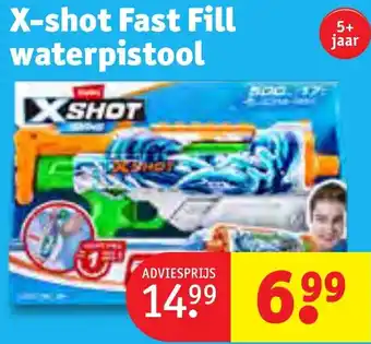 Kruidvat X-shot Fast Fill waterpistool aanbieding