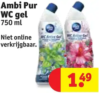 Kruidvat Ambi Pur WC gel 750ml aanbieding