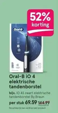 Etos Oral-B iO 4 elektrische tandenborstel aanbieding