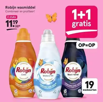 Etos Robijn wasmiddel aanbieding