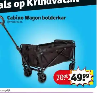 Kruidvat Cabino Wagon bolderkar aanbieding