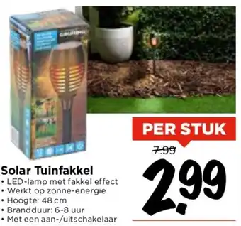 Vomar Voordeelmarkt Solar Tuinfakkel aanbieding