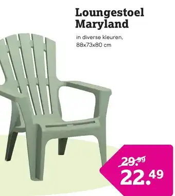 Leen Bakker Loungestoel Maryland aanbieding