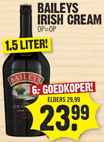 Super Dirck 3 BAILEYS IRISH CREAM 1.5L aanbieding