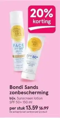 Etos Bondi Sands zonbescherming aanbieding