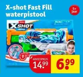 Kruidvat X-shot Fast Fill waterpistool aanbieding