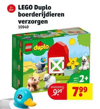 Kruidvat LEGO Duplo boerderijdieren verzorgen 10949 aanbieding