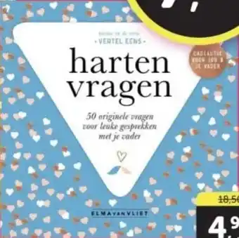 Boekenvoordeel Hartenvragen papa en opa aanbieding