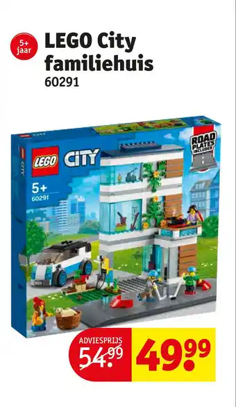 Kruidvat LEGO City familiehuis 60291 aanbieding